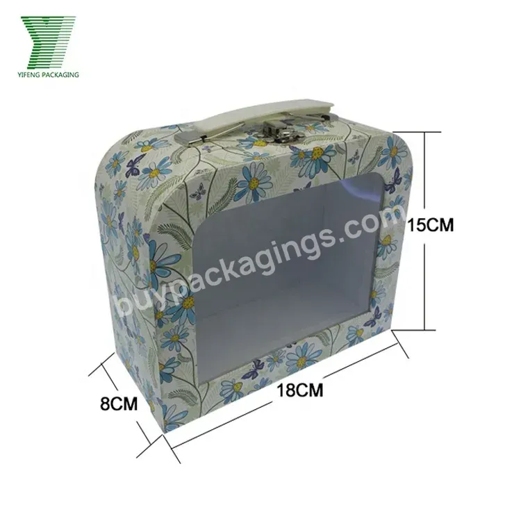 Custom Kids Toy Treasure Chest Rigid Paper Box Fashion Luxury Children Suitcase Packaging Gift Boxes