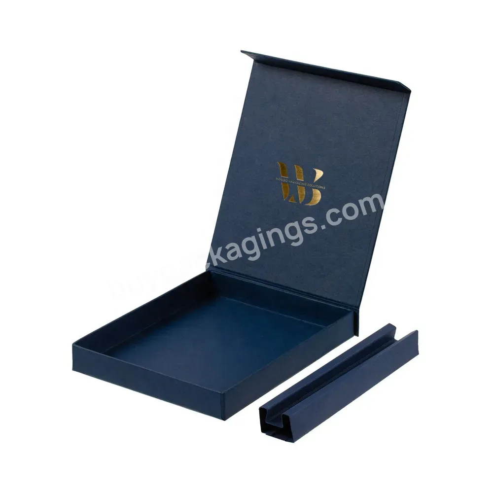 Custom Logo Cardboard Magnetic Lapel Pin Gift Box Set With Foam Luxury Pen And Box Phone Laptop Smart Digital Gadgets Electronic