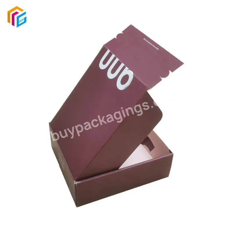 Custom Logo Clothing Shoes Cardboard Packaging Paper Box 100% Recycled Corrugated Craft Paper Box Cement Shipping Mailer Boxes