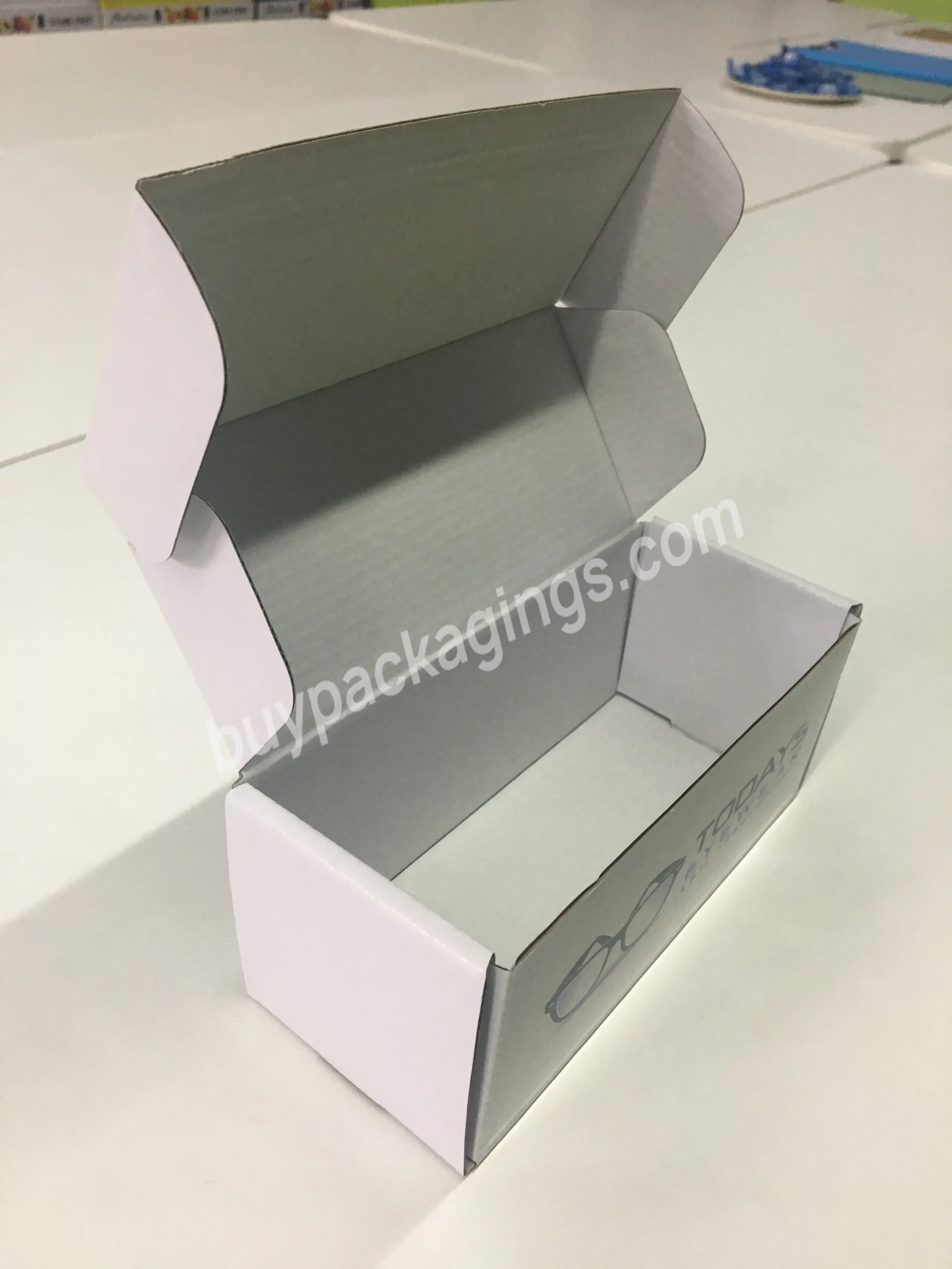 Custom Logo Glasses Eyewear Paper Box Set Packaging Paper Corrugated Gift Packing Eyewear Tuck Top Packaging Box For Sunglass - Buy Custom Logo Eyewear Paper Box Set Packaging,Eyewear Tuck Top Packaging Box,Paper Box Packaging.