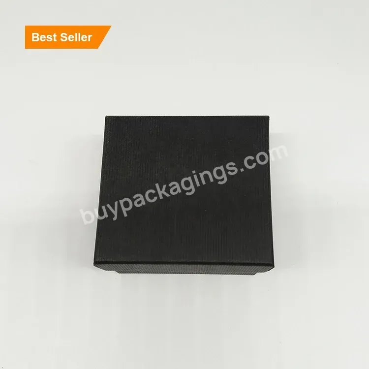 Custom Logo Paper Luxury Wrist Watch Gift Box Packaging Boxes Black Cardboard Eva Insert High End Watch Box For Watches