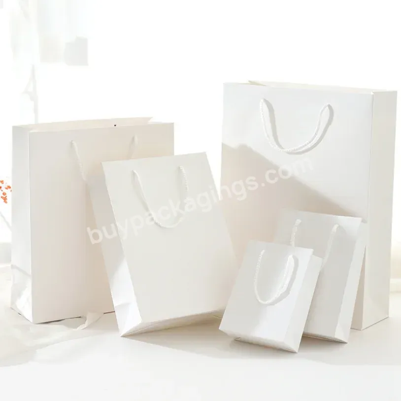 Custom Logo Print Personalised Luxury Boutique Gift Bag Packaging Gift Paper Bags