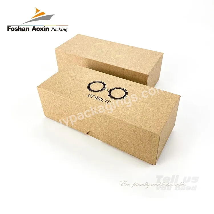 Custom Logo Printing Rigid Kraft Paper Eco-friendly Paper Package Sunglass Packaging Cover Box - Buy Sunglass Packaging Box,Box Packaging Sunglasses,Custom Box Packaging Sunglasses.