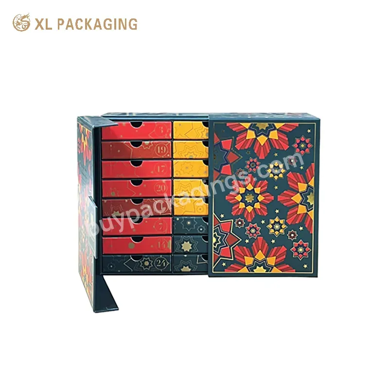 Custom Luxury Advent Calendar Box Christmas Calendar Advent Packaging Boxes Drawer Slide Paper Box With Magnetic - Buy Custom Luxury Advent Calendar Box,Christmas Calendar Advent Packaging Boxes,Drawer Slide Paper Box.