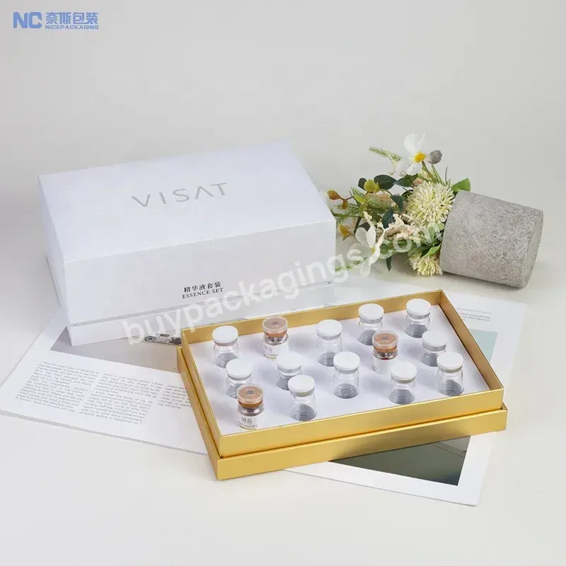 Custom Luxury Packaging Cardboard Boxes Lipstick Skincare Box Essential Oil Packaging Shipping 5ml Ampoule Cosmetic Boxes