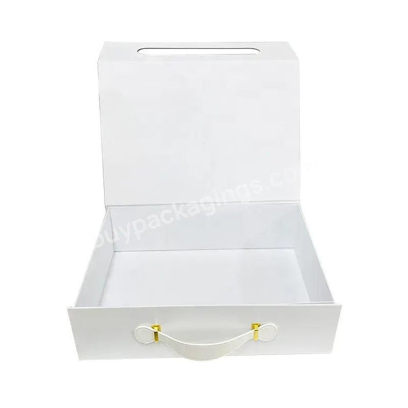 Custom Luxury White Yellow Magnet Cosmetic Clothing Paper Packaging Box Foldable Cardboard Magnetic Closure Gift Boxes With Logo - Buy Magnetic Closure Gift Boxes With Logo.