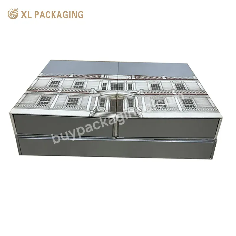 Custom Magnetic High Quality Cardboard Gift Packaging Advent Calendar Box With Double Door - Buy Paper Advent Calendar Boxes,Paper Cardboard Boxes,Gift Packaging.