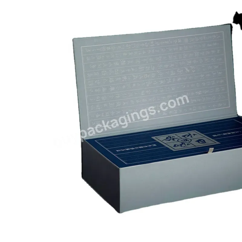 Custom Premium Luxury Design Gate Fold Double Door Rigid Box With Magnet Closure Both Sides Print For Book Container Packaging - Buy Custom Rigid Paper Board Premium Hard Packaging Box Luxury Elegant Design With Custom Logo New Year Favors,Strong Pap