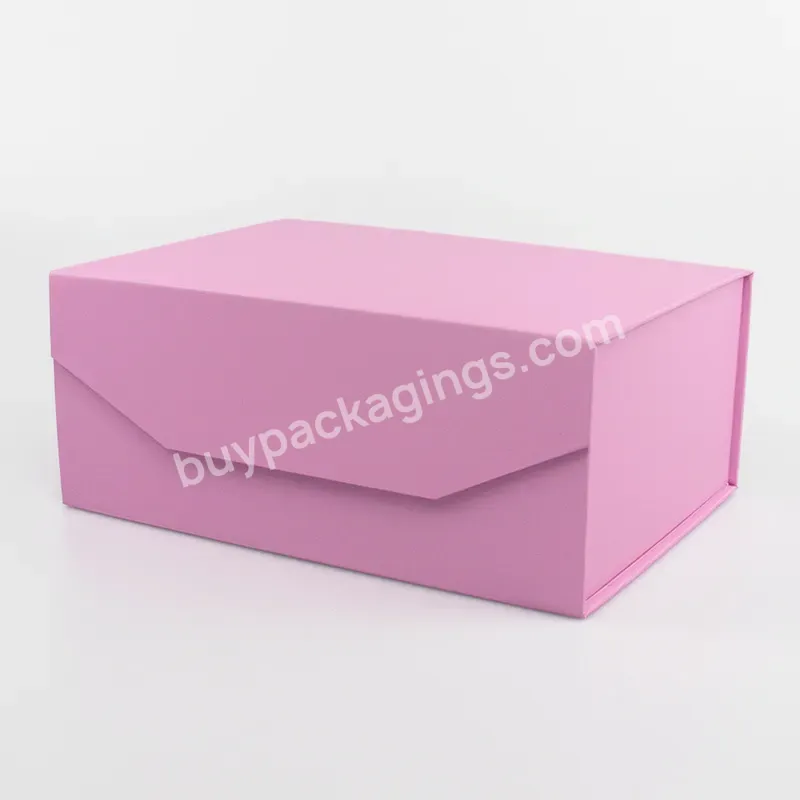 Custom Print Logo Black Rigid Hard Cardboard Paper Magnet Lid Closure Gift Box Packaging For Clothes Packaging - Buy Custom Ribbon Magnet Book Shaped Box Cosmetic Packaging Box Packaging With Magnetic Flip Closure Lid,Custom Logo Printed Magnetic Clo