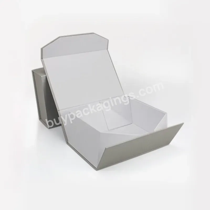 Custom Print Logo Magnet Paper Gift Box Packaging Custom Design Foldable Box For Clothes Packaging - Buy Wholesale Cardboard Magnet Paper Gift Box Hair Box Packaging Custom Logo Wig Boxes With Ribbon,Wholesale Luxury Foldable Shoe Storage Box Packagi