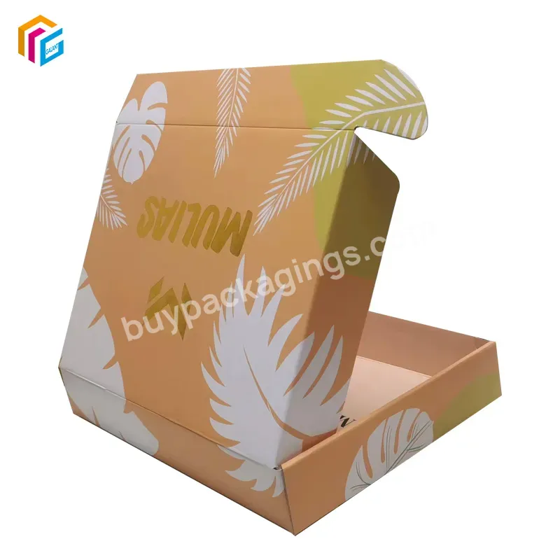 Custom Printed Cardboard Packaging Boxes Clothing Shoes Corrugated Shipping Boxes Durable Cosmetic Mailing Boxes