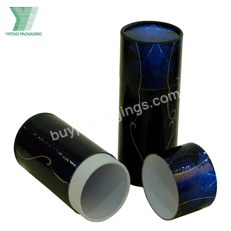 Custom Wholesale Round Gift Box Cylindrical Bottle Round Paper Tube Box For Gift Packaging