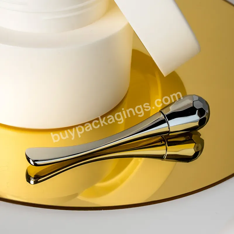 Custom Zinc Alloy Eye Cream Tools Metal Gold Face Cream Spatula Cosmetic Scoop