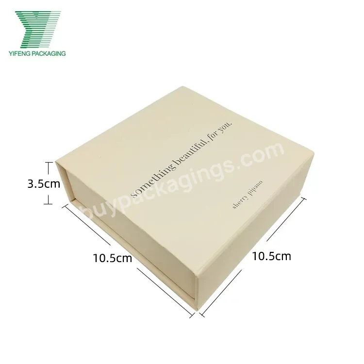 Customised Color Printing Paper Necklace Bracelet Ring Earring Box Magnetic Closure Packaging Jewelry Box