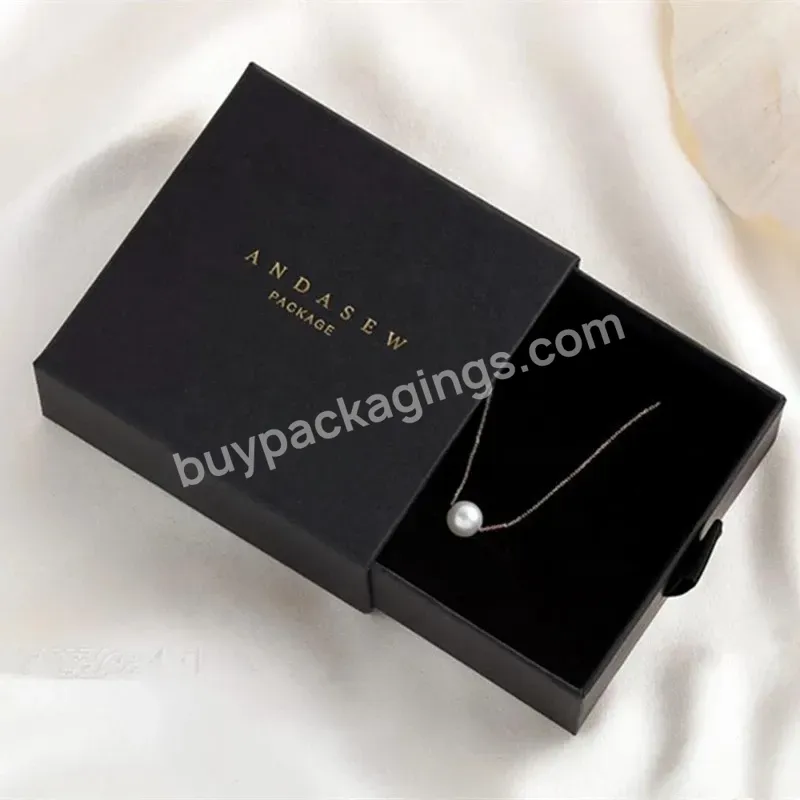 Customized Logo Wedding Jewelry Gift Box Jewelry Ring Box Earring Box