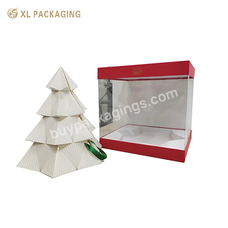 Customized Tree Shape Advent Calendar Box Gift Candy Tea Bag Craft Chocolate Tree Shape Calendar Box - Buy Tree Shape Calendar Box,Gift Advent Calendar Box,Christmas Tree Shape Gift Box.