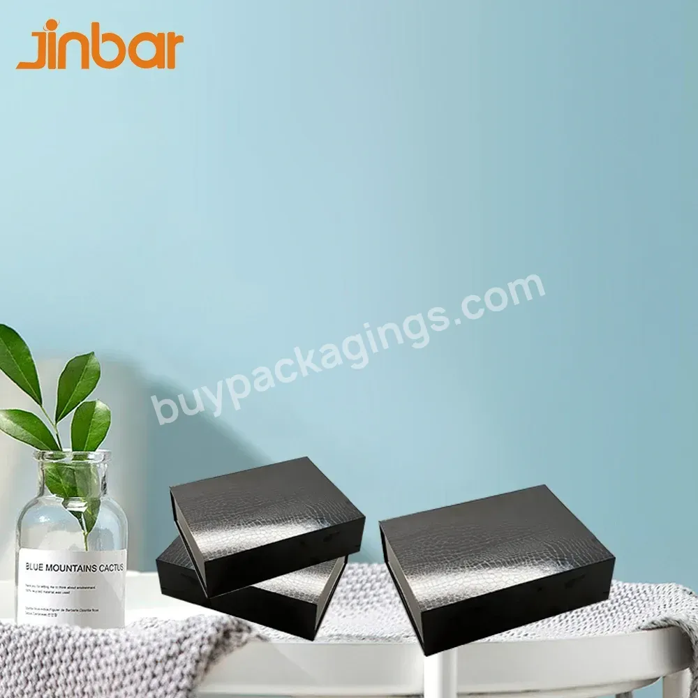 Delicate Recyclable Art Paper Luxury Gift Boxes Black Box For Clothing Luxury Rigid Box Masculine Album Packaging - Buy Black Box For Clothing,Luxury Rigid Box,Gift Boxes Black.