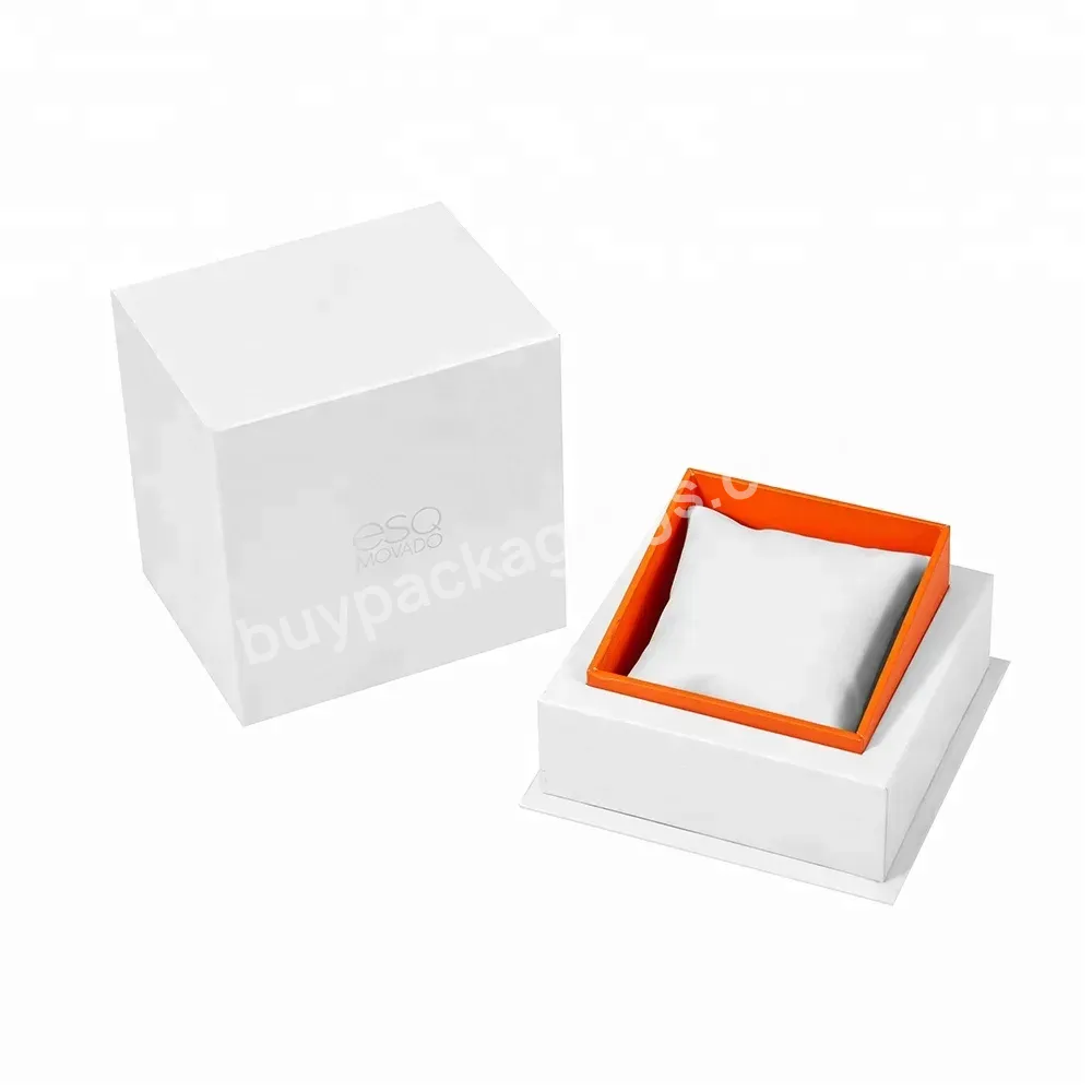 Display Custom Brand Luxury Logo 2 Pieces Rigid Paper Gift Packaging Storage Watch Packing Box