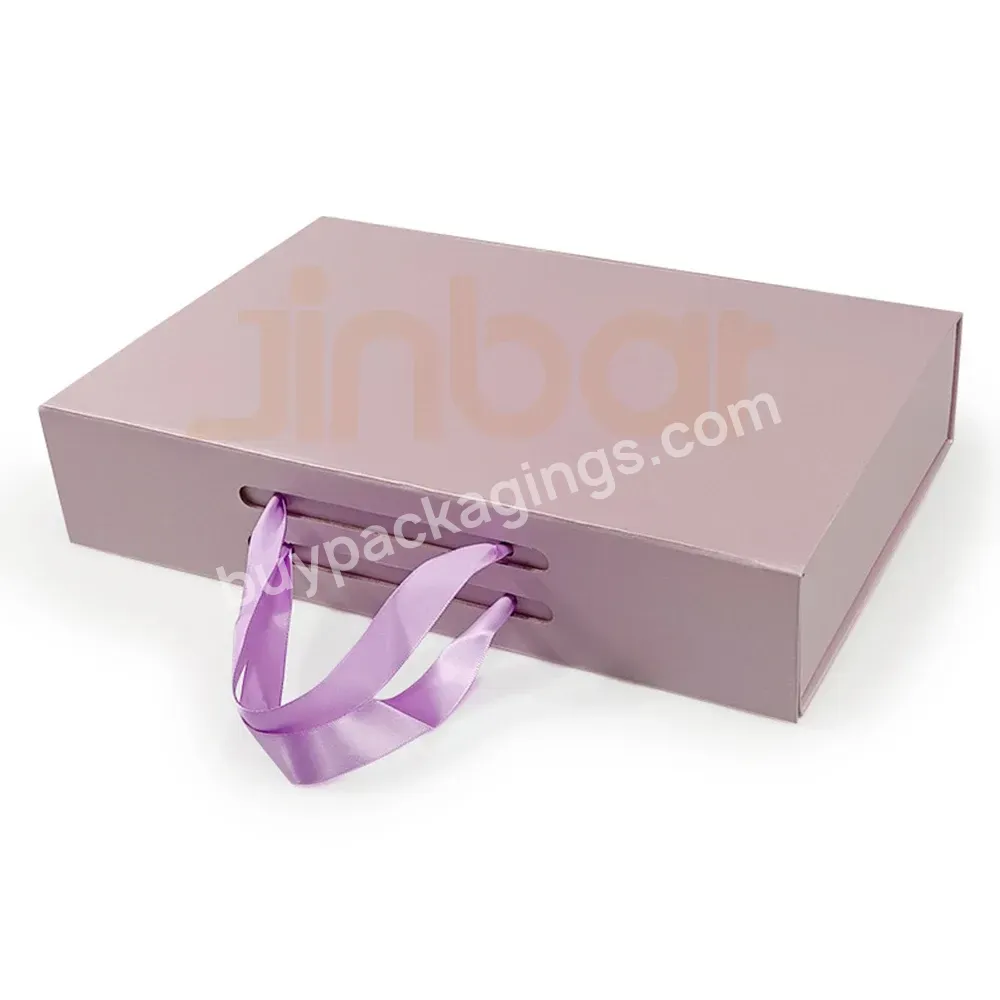 Eco Conscious Craftsmanship Baby Blanket Muslin Swaddle Sets Gift Box Purple Lash Clothes Box Packaging With Handle - Buy Baby Blanket Muslin Swaddle Sets Gift Box,Purple Lash Box Packaging,Jewelry Packaging Box With Handle.