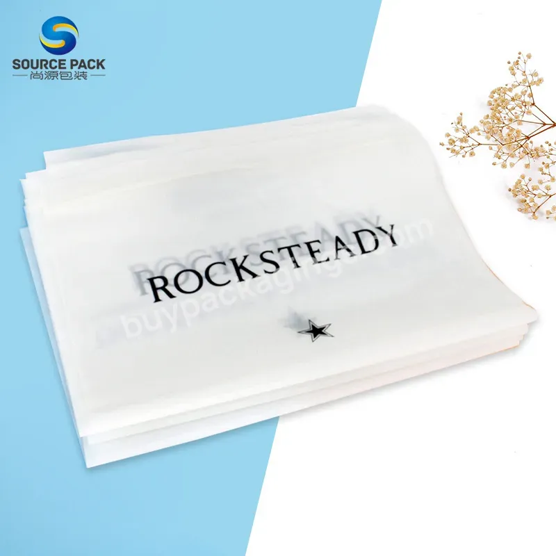 Eco Friendly Custom Logo Printed Stand Up Pouch Waterproof Pe Frosted Bag Plastic Zipper Clothings Packaging Bags