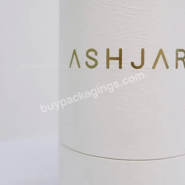 Eco-friendly Custom Paper Packaging Cylinder Round Cardboard Box Packaging Paper Tube Gift Packaging For Cosmetic