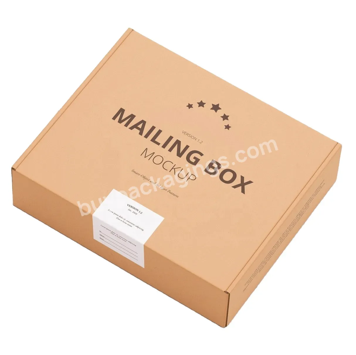 Eco Friendly Custom Printed Logo Shipping Boxes Mailing Packages Postal Box Printed Corrugated Apparel Mailer Box For Underwear - Buy Square Kraft Personalised Ecommerce Corrugate Mailer Box Pink Color Customized Size Corrugated Mailer Paper Gift Box