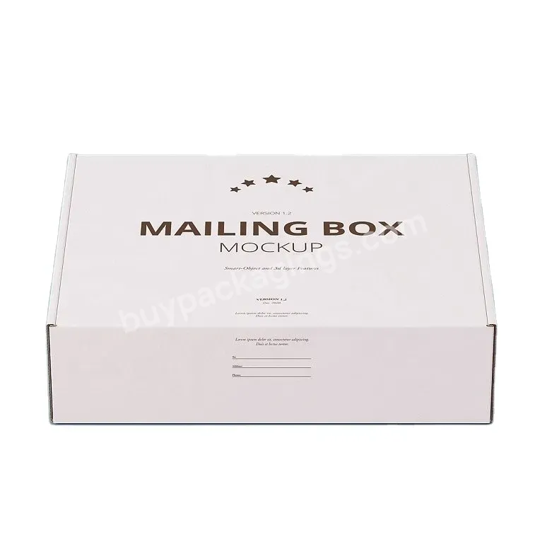 Eco Friendly Custom Printed Logo Shipping Boxes Mailing Packages Postal Box Printed Corrugated Apparel Mailer Box For Underwear - Buy Free Samples Custom Printed Design Postal Airplane Shipping Mailing Box Folding Corrugated Cardboard Paper Packaging