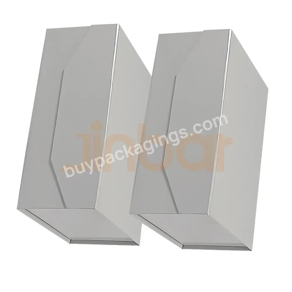 Exclusive Packaging Gift Boxes For Perfume Bottle And Sample Tester Silver Paper Box With Lid Magnetic - Buy Gift Boxes For Perfume Bottle And Sample Tester,Paper Box With Lid,Box Packaging Magnetic.