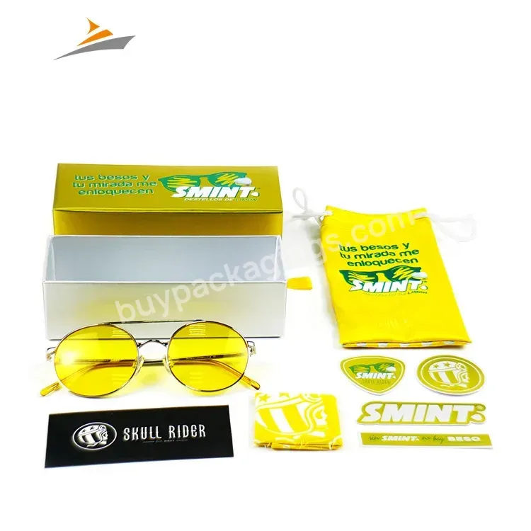 Factory Custom Printing High Quality Eco Friendly Yellow Rigid Paper Drawer Sunglasses Packaging Box - Buy Sunglasses Paper Drawer Box,Custom Sunglasses Paper Box,Paper Sunglasses Packaging Box.