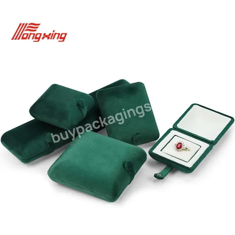 Factory Green Jewelry Box Customized Proposal Ring Box Necklace Gift Jewellery Box Storage Bracelet Packaging