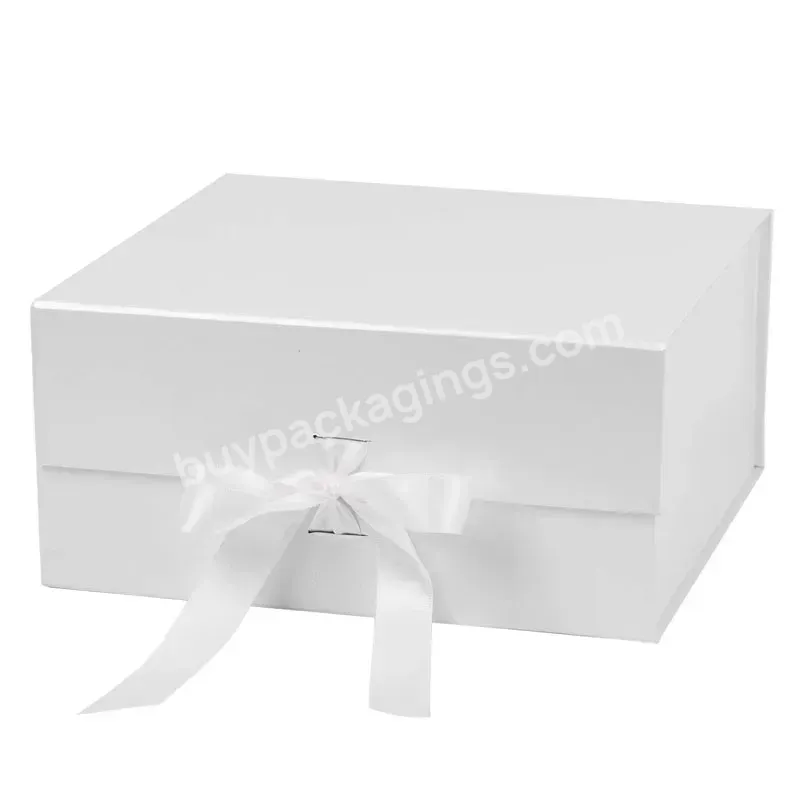 Factory Rectangle White Magnetic Shoe Box Clothing Fold Flip Wine Perfume Boxes Design Custom Gift Box Packaging - Buy Custom Gift Box Packaging,Perfume Boxes Design,Magnetic Shoe Box.