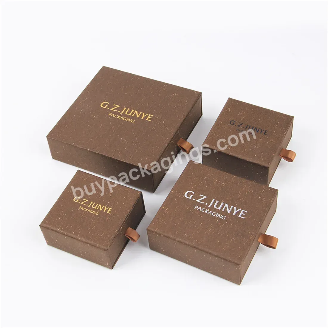 Fast Delivery Paper Packaging Small Paper Drawer Gift Packaging Ring Custom Wholesale Design Cardboard Jewelry Boxes