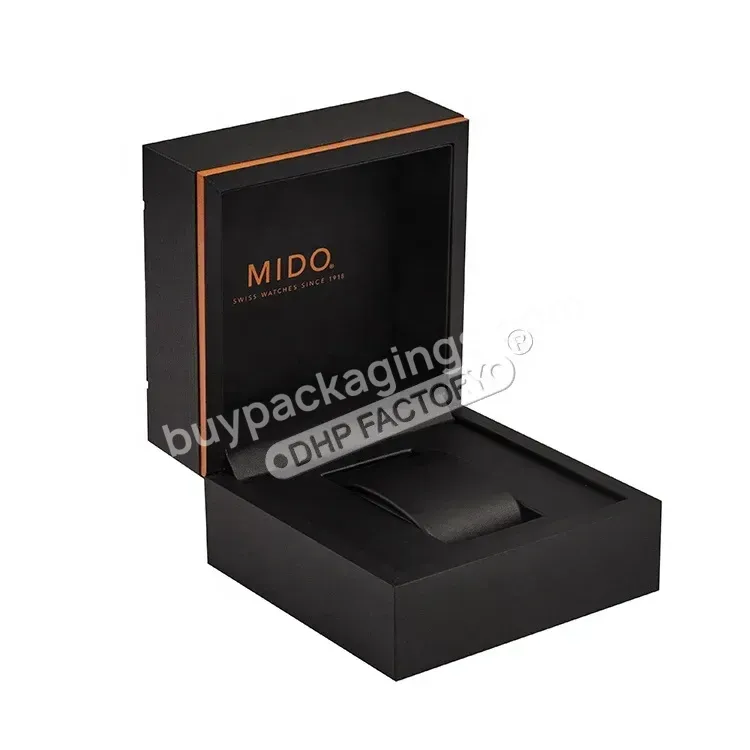 Flexible Odm Design Manufacturer Custom Logo Printing Watch Boxes Cases Wooden Luxury Packaging