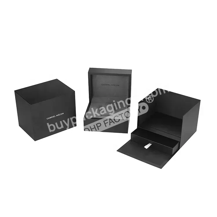 Flexible Odm Design Manufacturer Custom Logo Printing Watch Boxes Cases Wooden Luxury Watch Packaging Box