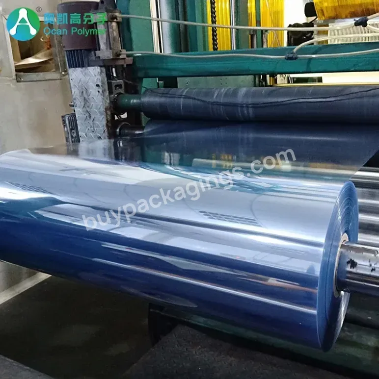 Free Sample China Manufacturers Hard Transparent Thermoforming Plastic Pvc Film Rolls