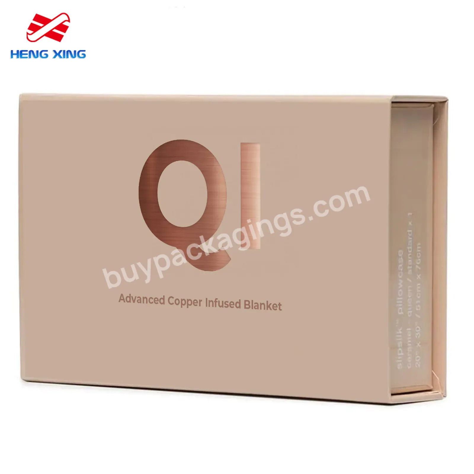 Hengxing Wholesale Custom Luxury Magnetic Gift Set Cosmetic Box Cardboard Box Silk Wig Pillowcase Box Packaging