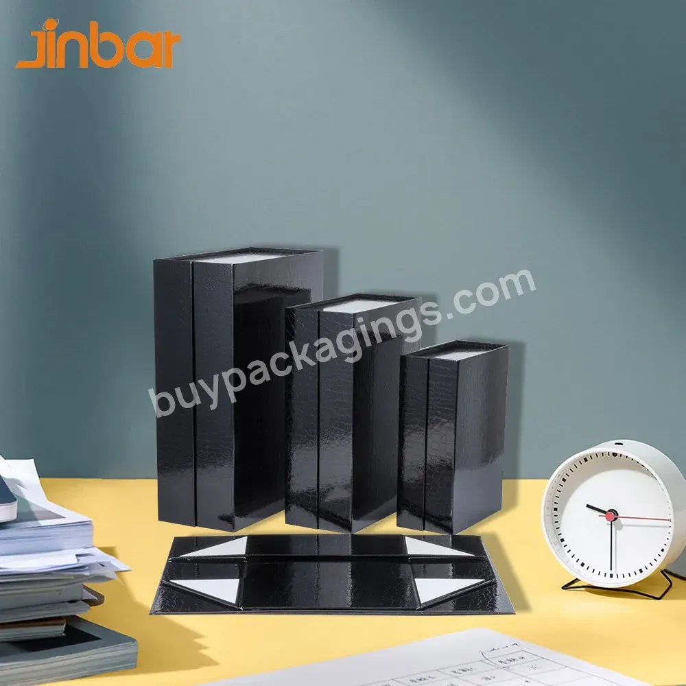 High Grade Silver Printing Folding Luxurious Hat Boxes Black Box Pendant Cardboard Exquisite Deepavali Gift Box - Buy Hat Boxes Black,Deepavali Gift Box,Black Box Pendant.