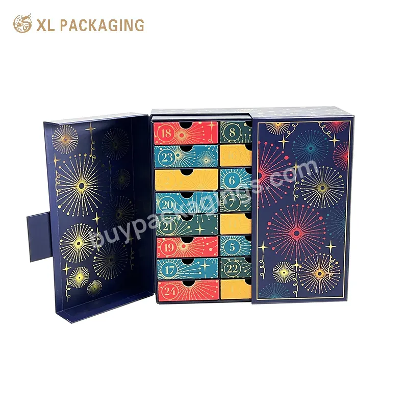 High Quality Christmas Advent Calendar Box Makeup Count Down Box Cosmetic Advent Calendar Gift Paper Boxes For Jewelry Packing - Buy High Quality Christmas Advent Calendar Box Makeup Count Down Box,Cosmetic Advent Calendar Gift Paper Boxes For Jewelr