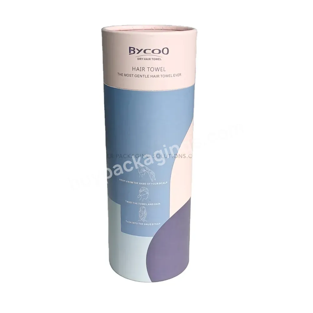 High Quality Custom Design Biodegradable Cylinder Paper Tube Cardboard Packaging Box For Gift & Craft