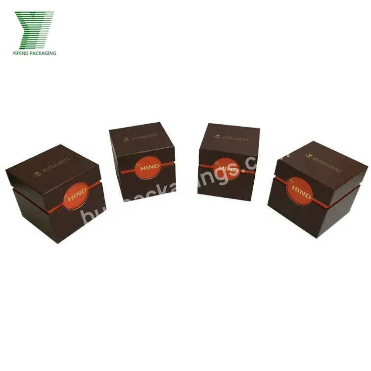 High Quality Customized Logo Rigid Perfume Bottle Candle Jars Packaging Gift Box Hard Cardboard Paper Boxes With Insert