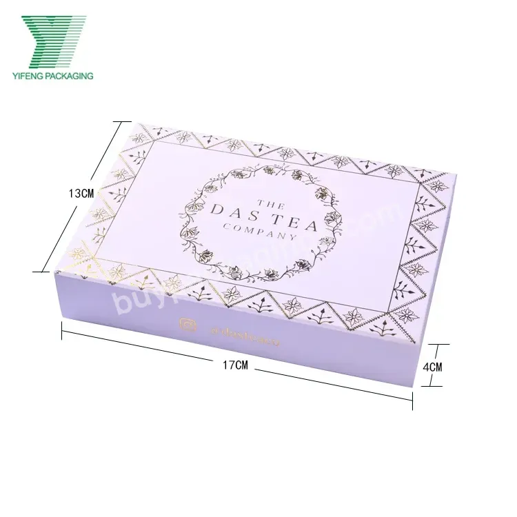 High Quality Flip Top White Cardboard Candy Packaging Magnetic Box Chocolate Gift Box With Divider