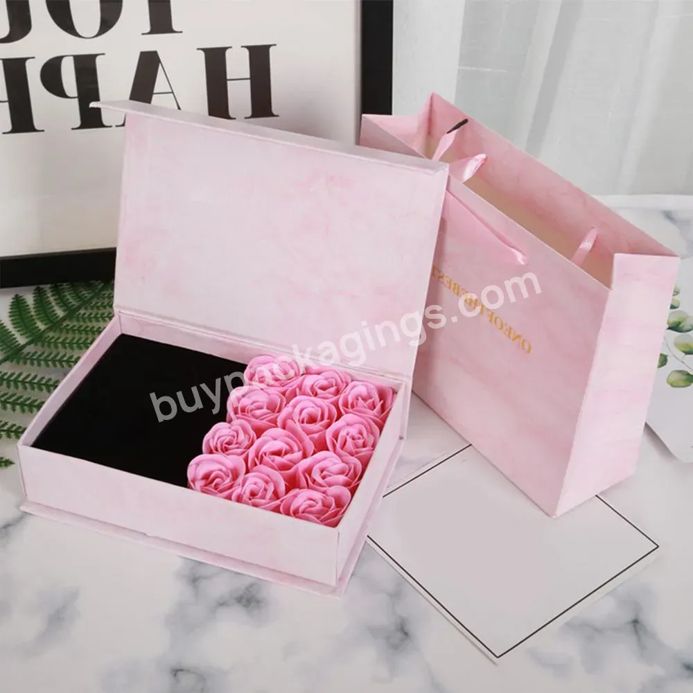 High Quality Hot Selling Custom Preserved Flower Gifts Candle Jars Packaging Boxes Magnetic Lid Foam Filler - Buy Grey Board Strong Paperboard Custom Logo Printed Art Paper Gold Foil Stamping,Gift Packaging With Magnet Closure Luxury Design Foam Inse