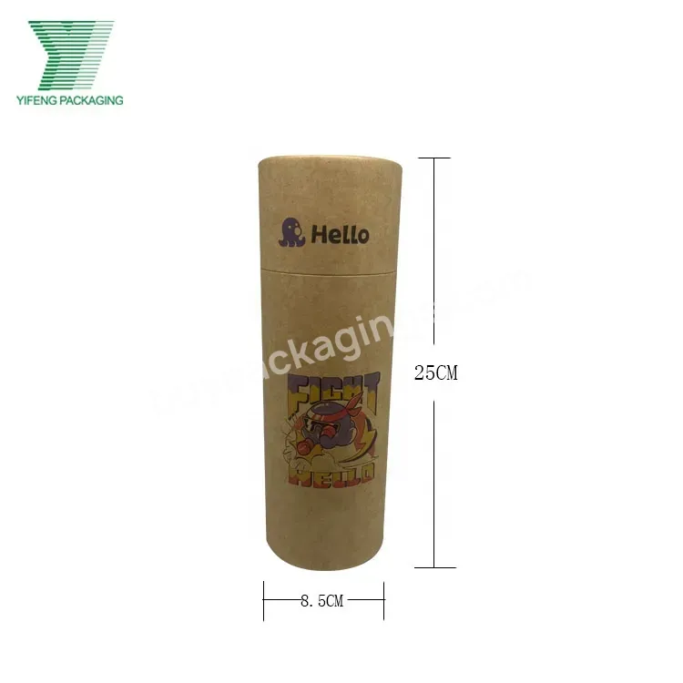 High Quality Recycled Luxury Bio Degradable Luxury Cosmetic Essential Oils Paper Pre Roll Tube Sponge Packaging Kraft Paper Tube