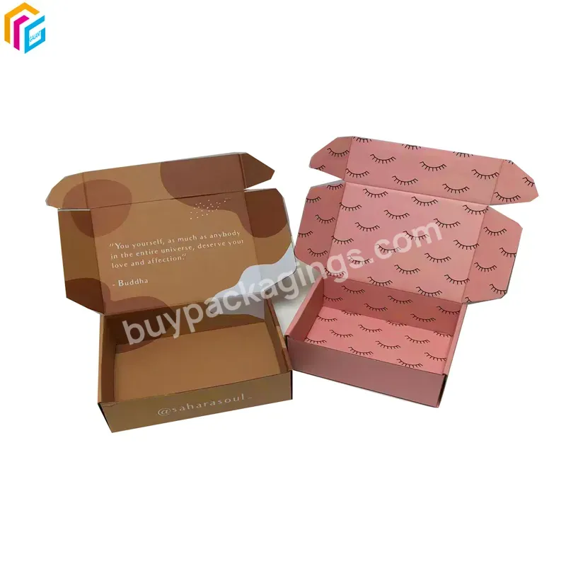 Hot Sale Gift Apparel Eyelash Paper Mailing Boxes Custom Logo Shipping Packaging Boxes Low Moq Shipping Mailer Boxes For Packing - Buy Paper Mailing Boxes,Shipping Packaging Boxes,Shipping Mailer Boxes.