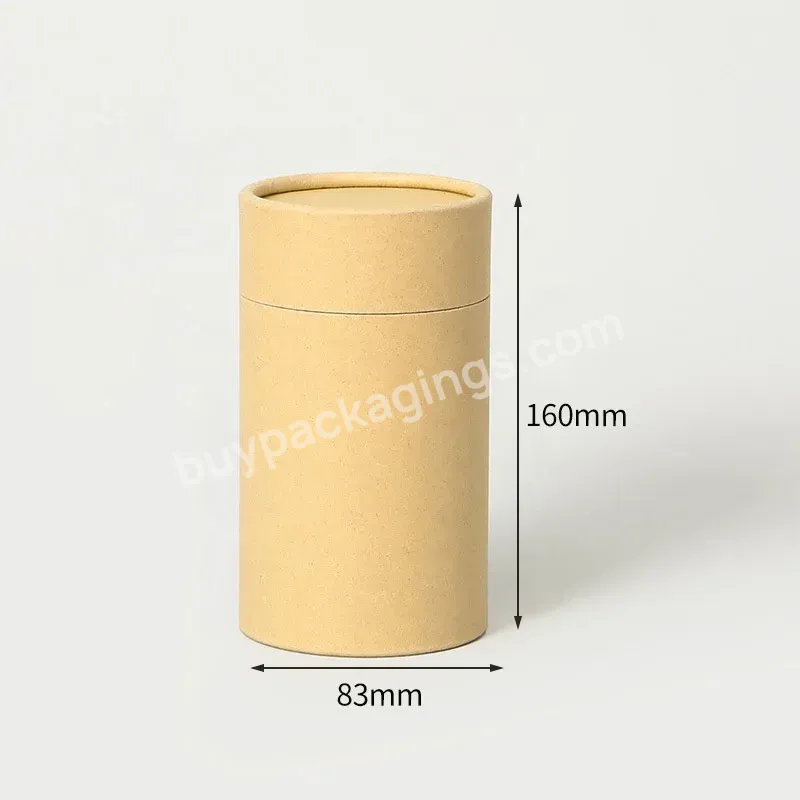 Hot Sale Recycled Custom Printing Round Cylinder Box Paper Tube Packaging For Tea Wine Cardboard Paper Tube