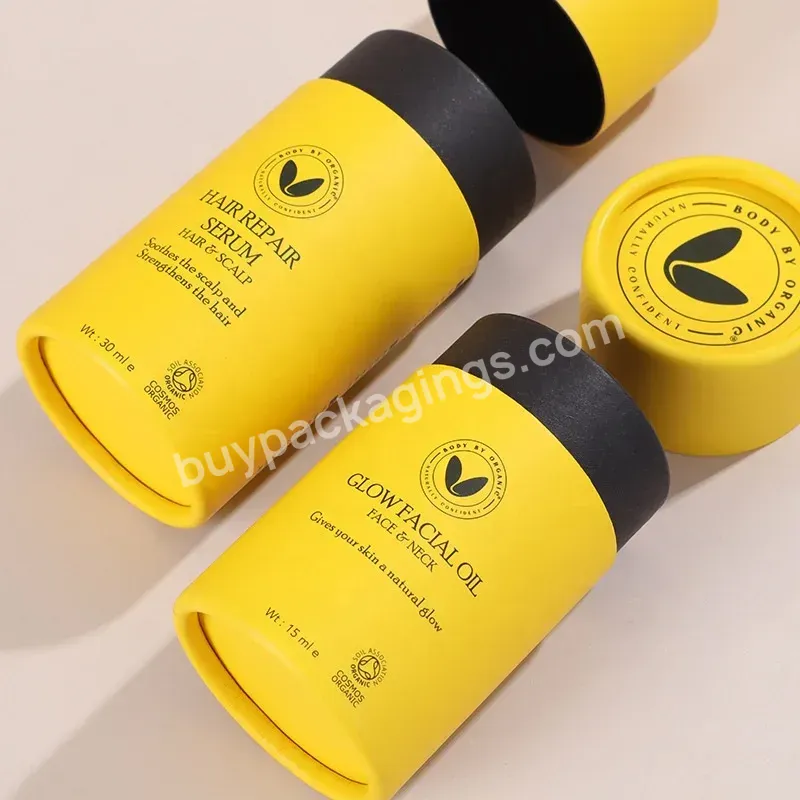 Hot Sale Recycled Custom Printing Round Cylinder Box Paper Tube Packaging For Tea Wine Cardboard Paper Tube