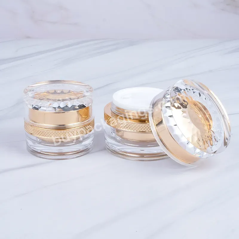 Hot Selling 30g 50g 30ml 50ml 80ml 120ml Luxury Empty In Stock Small Face Cream Plastic Cosmetic Container Acrylic Cream Jar - Buy Skin Care Jars,Empty Cosmetic Jar,Acrylic Cream Jar.