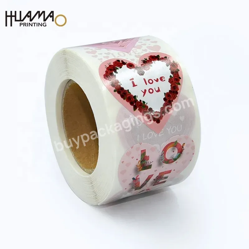 Huamao Printing Biodegradable Cosmetic Packaging Paper Boxes Advent Calendar Box Kawaii Stickers Caixas Boite Cute Stickers