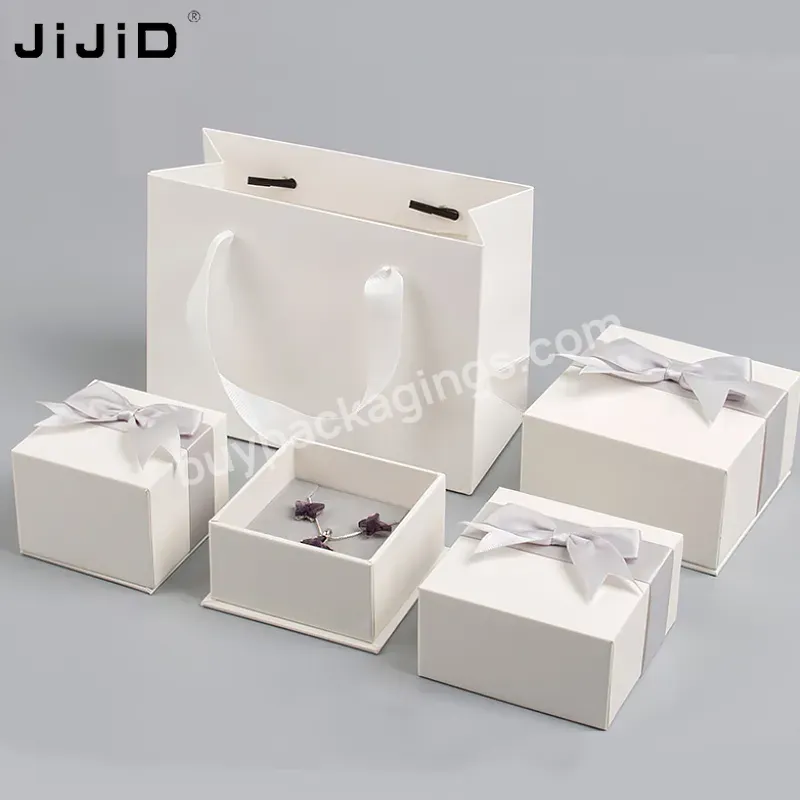 Jijid China Supplier White Cardboard Box Customized Printing Logo Luxury Ring Earring Necklace Packaging Jewelry Box - Buy Custom Logo Printed Paper Box Jewelry Box Packaging,Design Ring Box Necklace Packaging Luxury Gold Foil Cardboard Paper Packagi