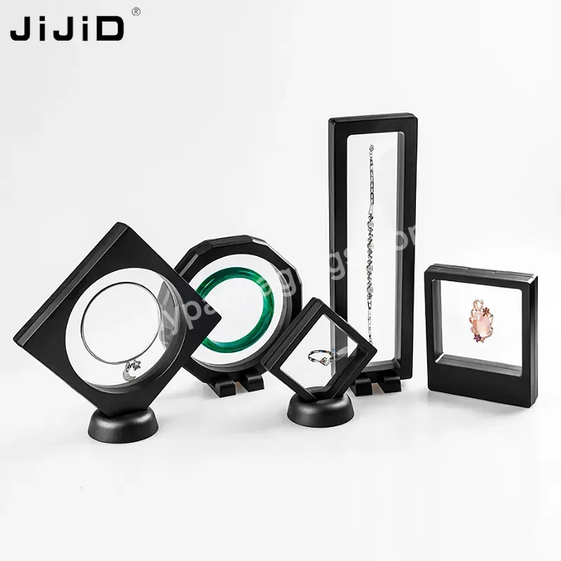 Jijid Colorful 3d Custom Packaging Free Stand Plastic Floating Frame Memmbrane Pe Film Display Gift Jewelry Box - Buy Transparent Film Jewelry Display Case 3d Box,Jewelry Box Wholesale Abs Pet 3d Floating Frame Floating Box Gift Jewelry Display Box,F